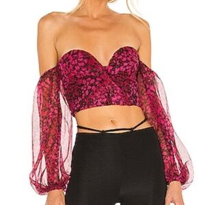 Cara Top in Leopard REVOLVE